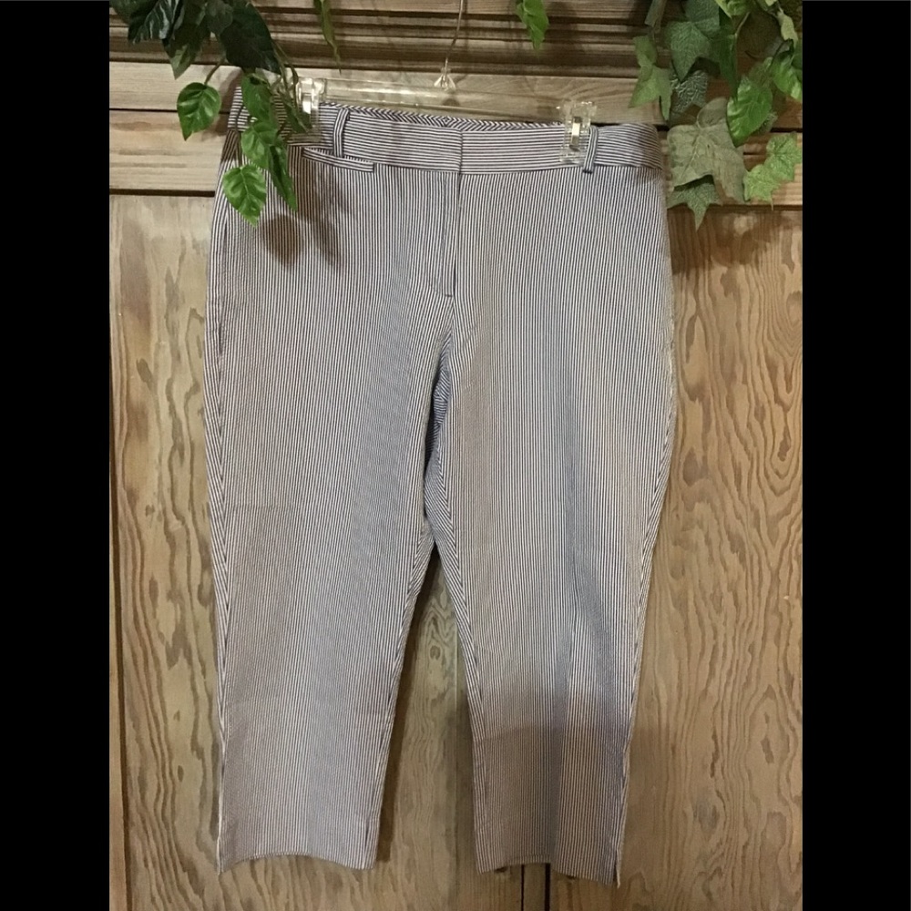 🌼3 for $15🌼
 blue/white seersucker crop pant